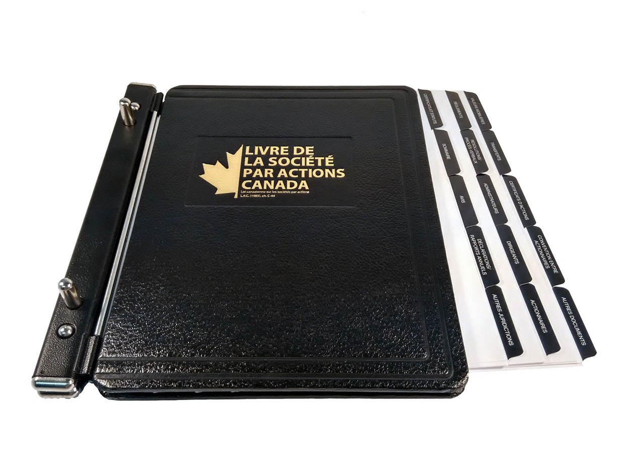 Minute book - canada French